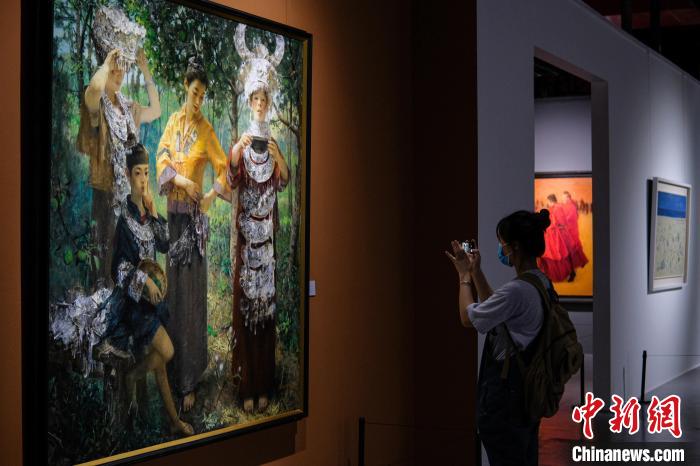 第五届中国油画展重庆开展 以艺术展时代变迁